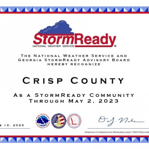 Photo for Crisp County  Re-Recognized as a StormReady Community